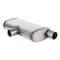 Flowmaster FLOW FX MUFFLER 2.5IN IN/OUT OVAL BODY TRANSVERSE MODERATE SOUND 72206 - alternate 2